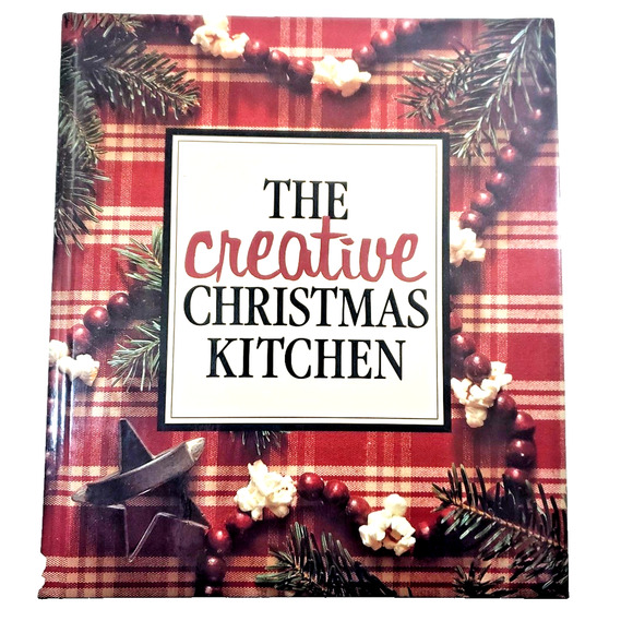 90s Cookbook Creative Christmas Kitchen Leisure Arts Hardcover Crafts Recipes - Picture 1 of 8